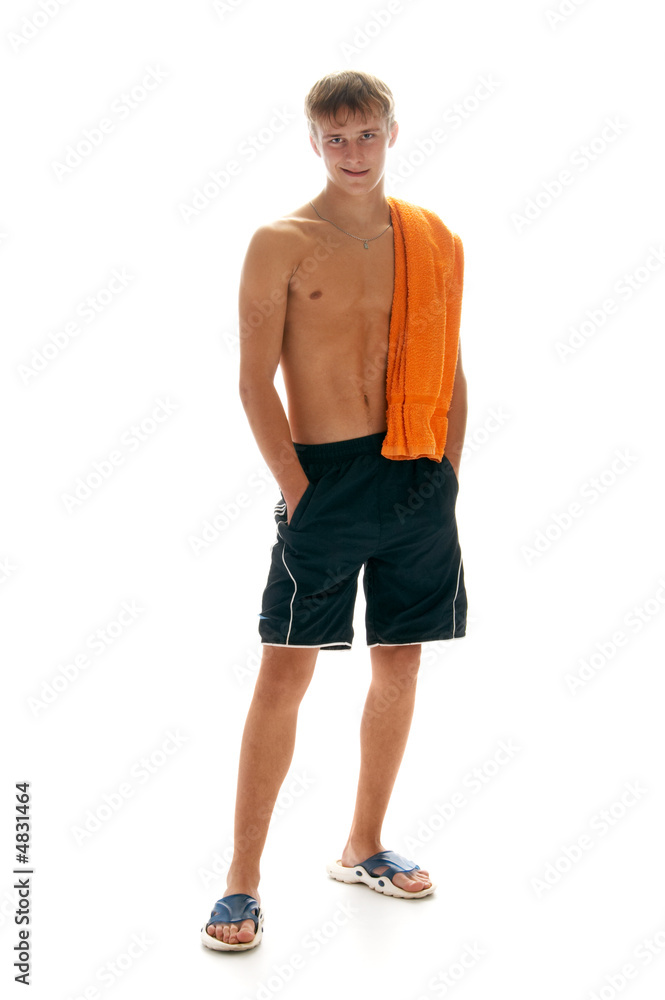 guy with towel guy with towel