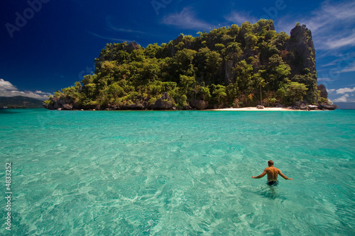 Tropical Island paradise photo