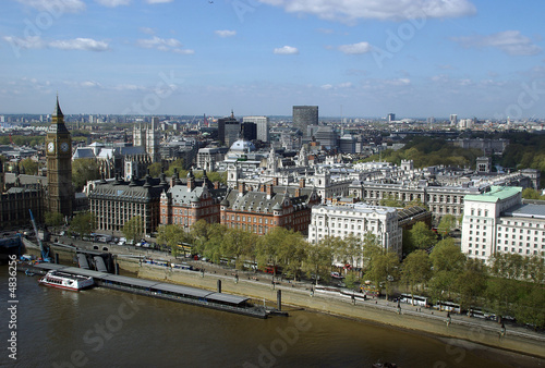 Blick über London - Westminster