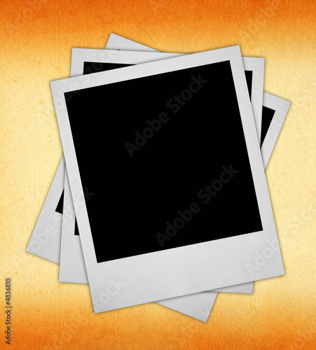 stack of blank photo frames