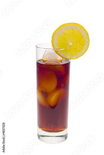ice cold cola drink
