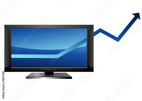 Augmentation des ventes de télévision à écran plat
