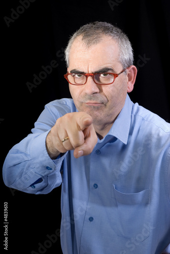 Hombre enfadado