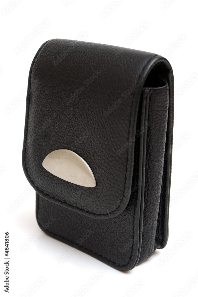 Obraz premium Camera case isolated on white. Blank space for logo.
