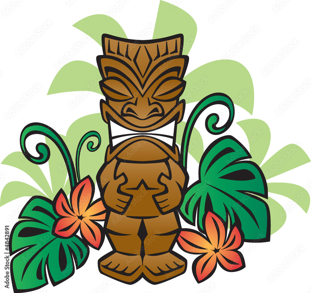 tiki clip art free