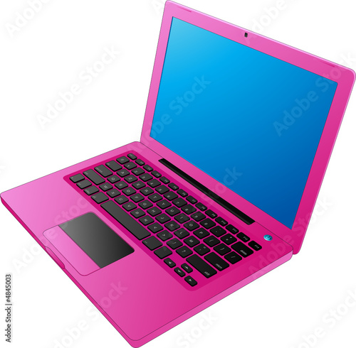 Ordinateur portable vectoriel