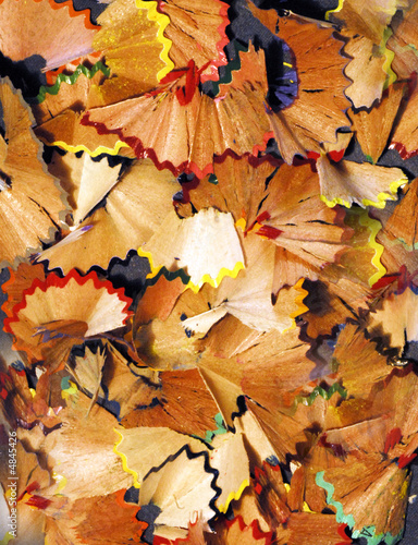pencil shavings