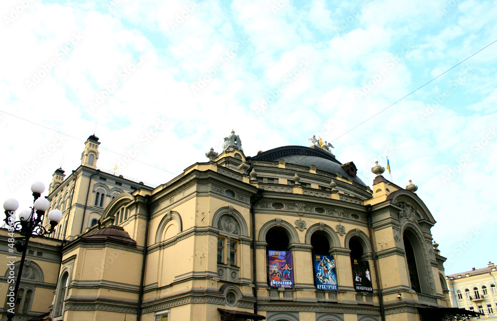 Opera and balet theatre in Kiev