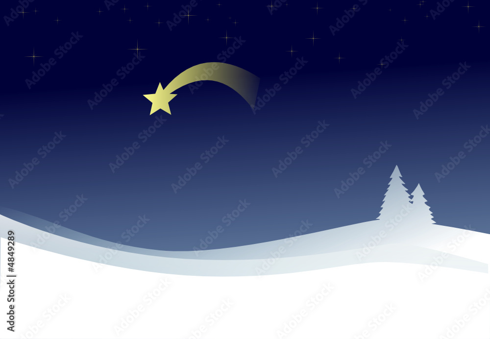 Naklejka premium Stella cometa