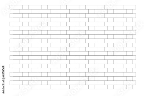 Brick wall - English bond bricks