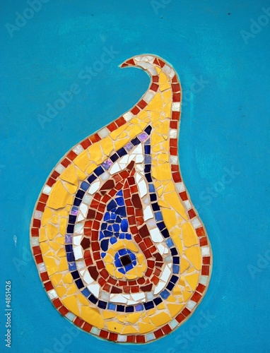 mosaic tiles detail