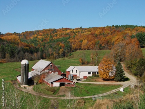 Vermont Farm in Autumn
