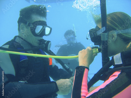 Scuba diving class