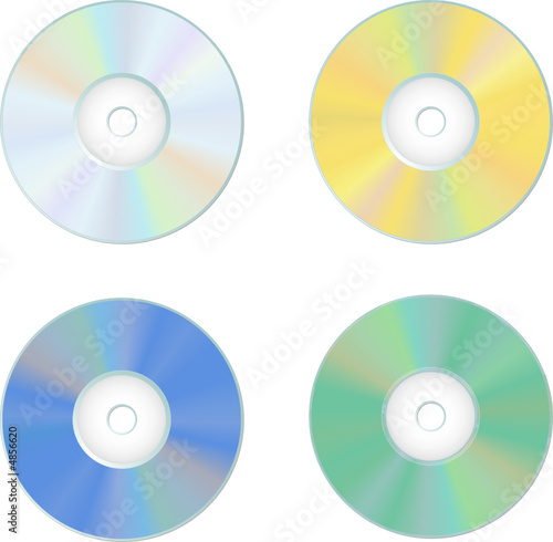 CD et DVD vectoriels