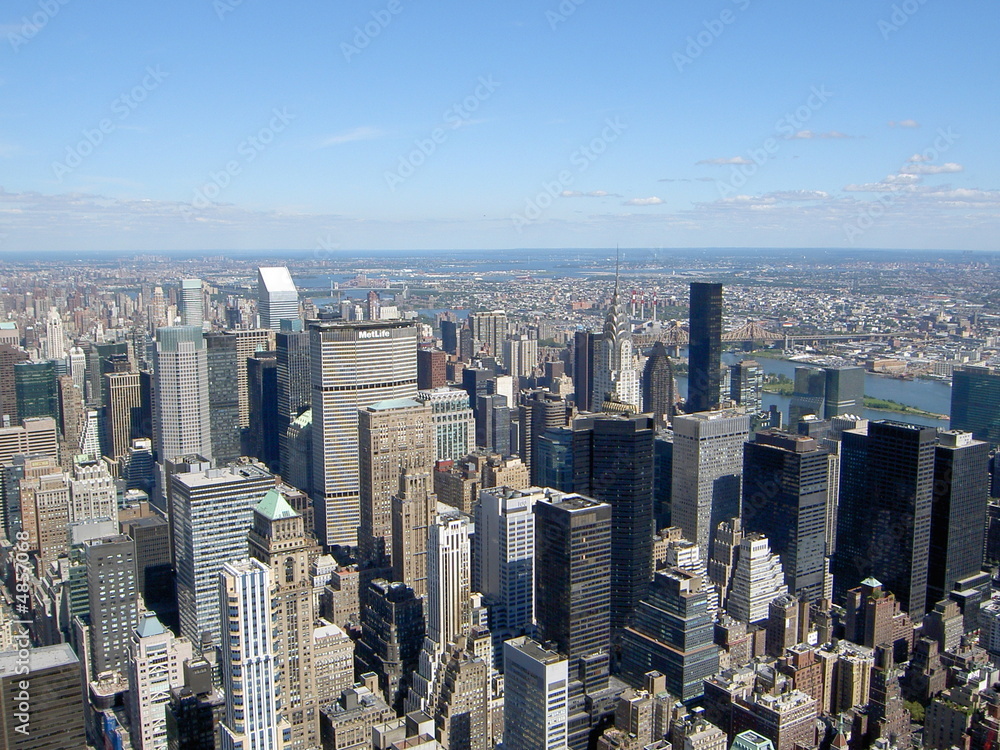 Obraz premium New York Manhattan from the Top of Empire State Buildung