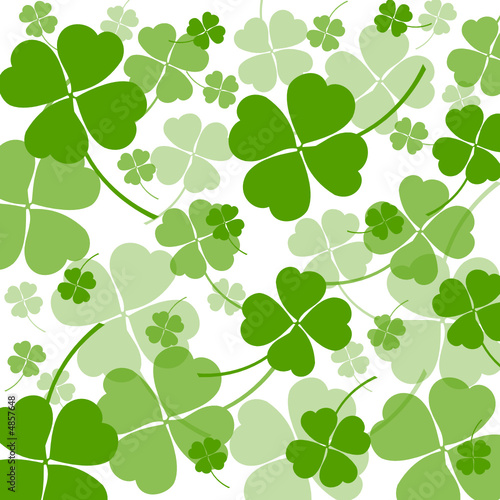 Fond de Trèfles à quatre feuilles