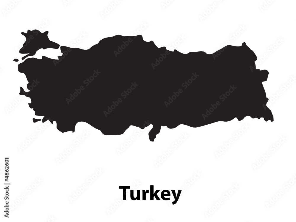 Vector of Turkey