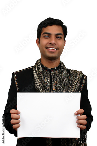 Indian in traditional clothes (2) clipping path avaliable photo
