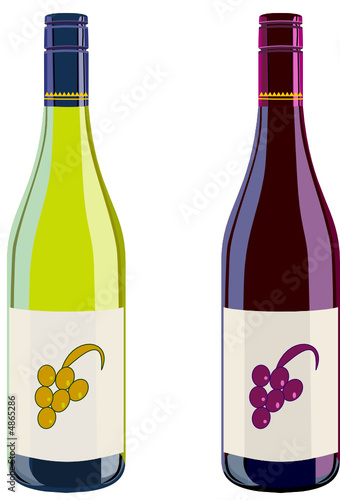 White and red wine