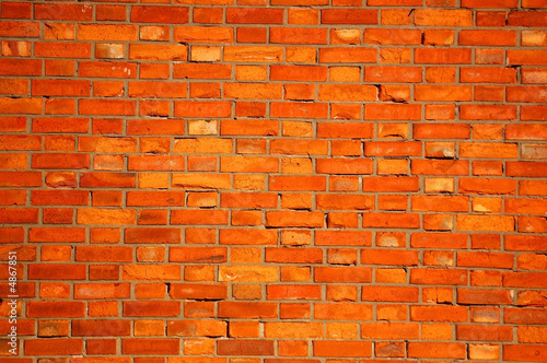 Bricking. Wall of age-old fortress.