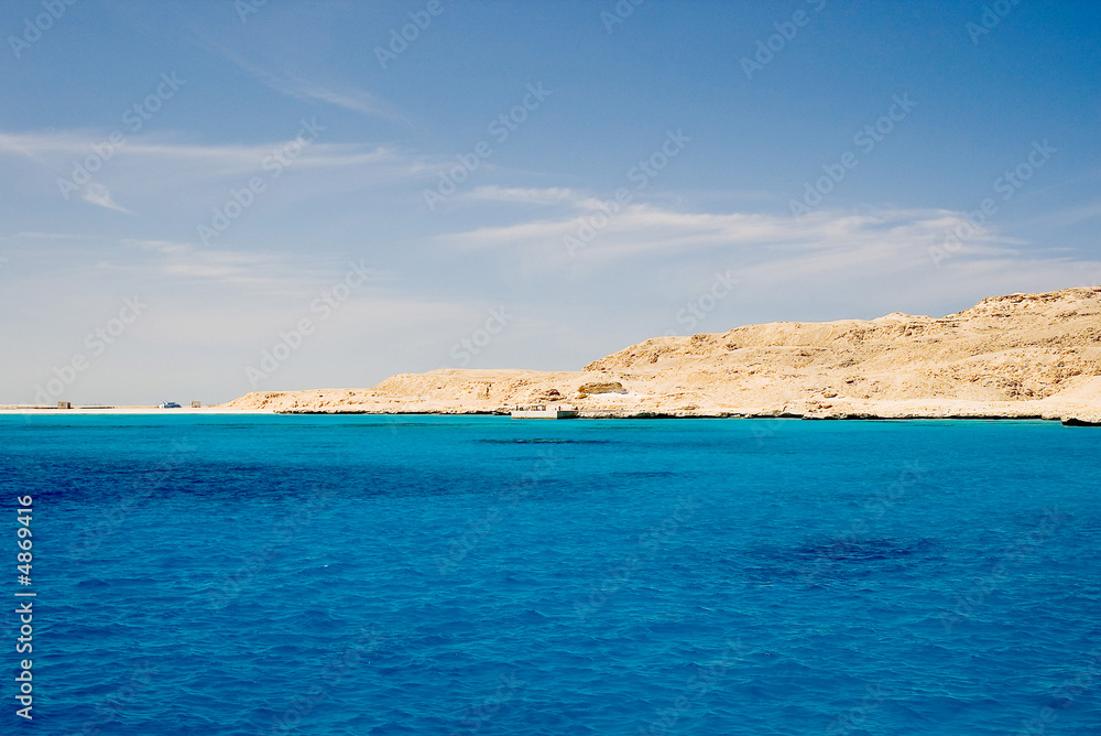 Naklejka premium Red sea