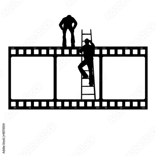 dia film mit figuren  