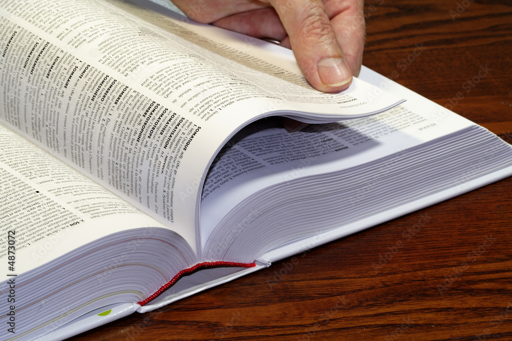 Fototapeta premium dictionnaire