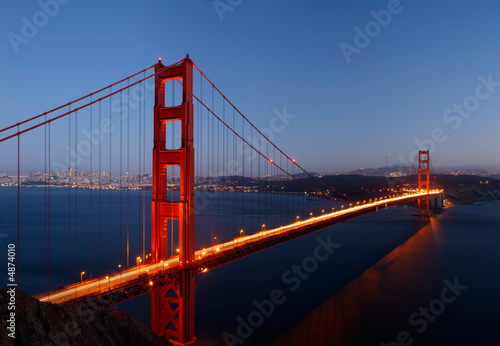 Golden Gate Bridge in the Dusk Pano 1
