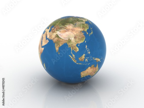 3d illustration of Earth