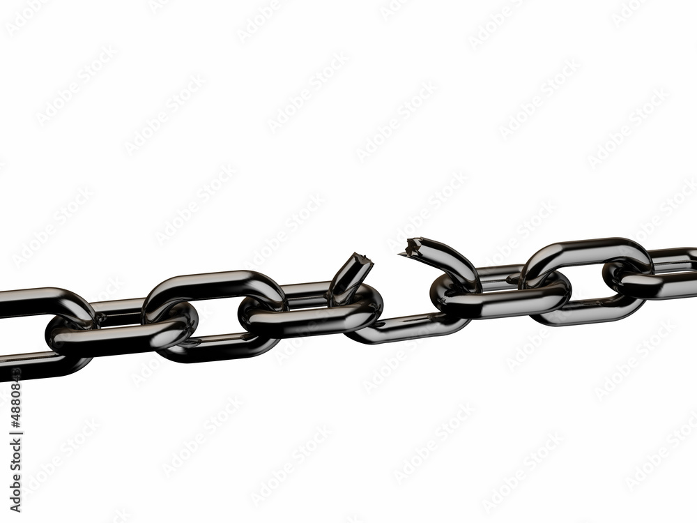Obraz premium Broken chain