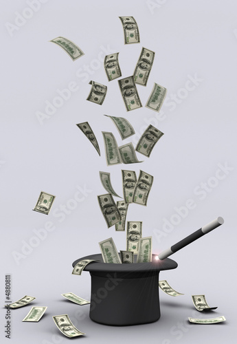 Magic wand and money