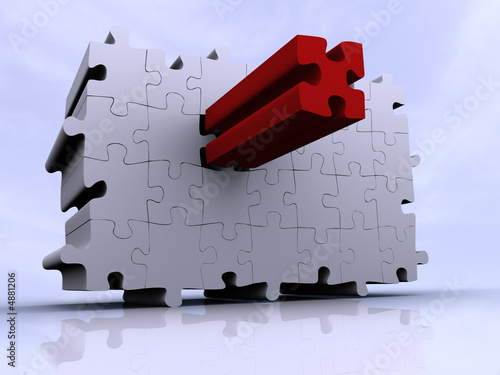 Puzzle wall