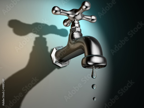 Obraz na płótnie Dripping faucet