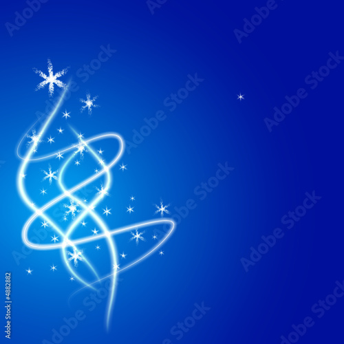 Abstract Christmas tree