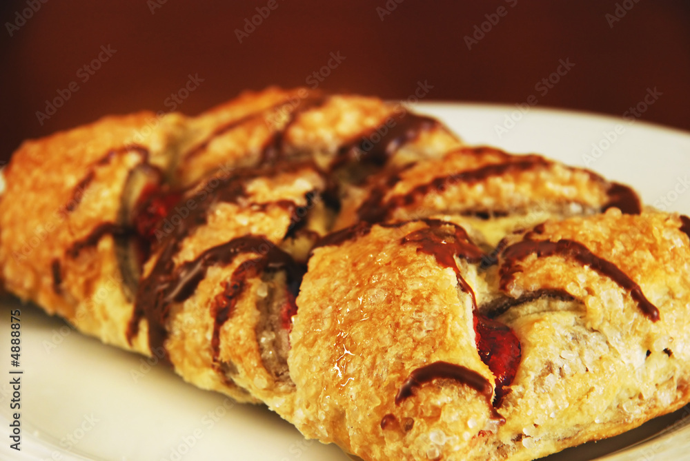 Strawberry Chocolate Danish Pastry Strawberry Chocolate Danish Pastry