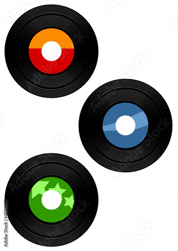 Disques vinyl 45 tours