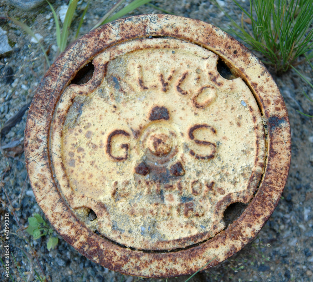 Yellow Gas Pipe Cover