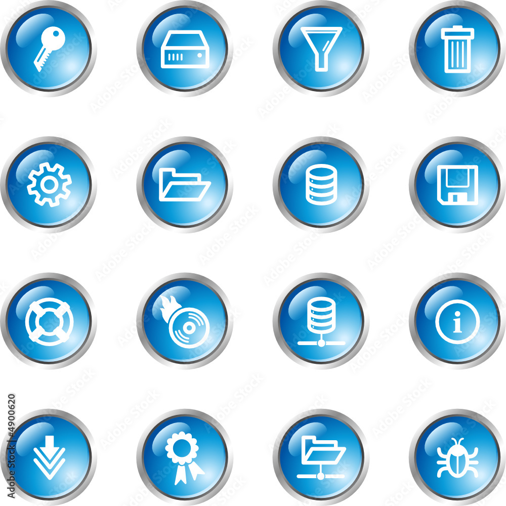 blue drop server icons blue drop server icons