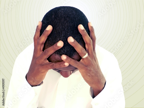 Foto human emotion - stress