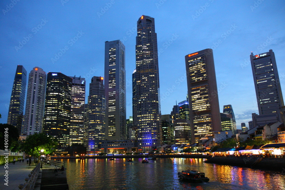 Naklejka premium Singapore