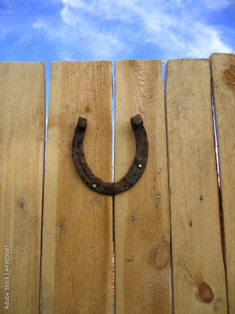 horseshoe nailling nail to wooden wall horseshoe nailling nail to wooden wall