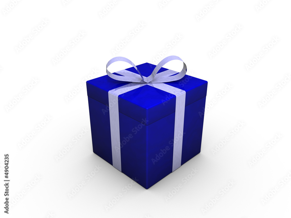 Obraz premium Blaues Geschenk / Blue Gift