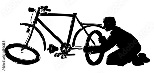 Fahrradreparatur