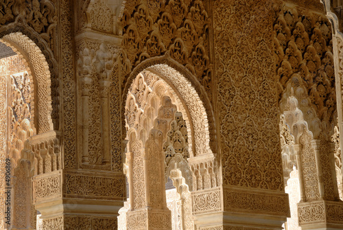 Detail of Alhambra Spain
