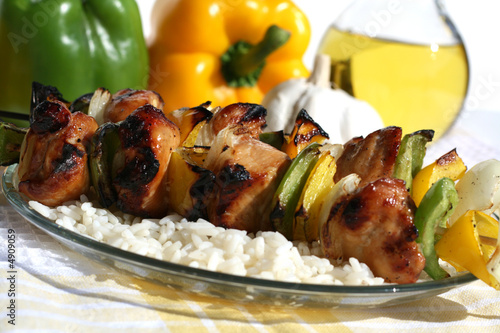 Grilled Chicken Kebabs
