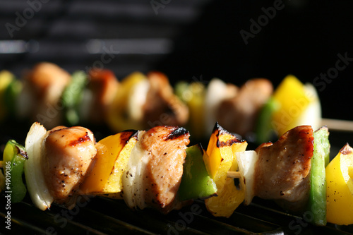 BBQ Chicken Kebabs