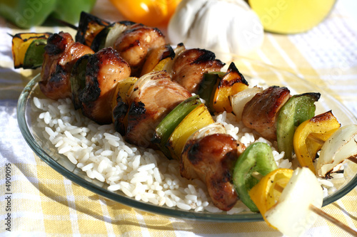 Grilled Chicken Kebabs