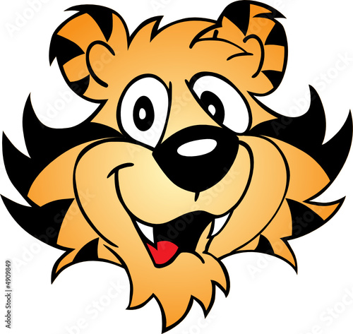 Cartoon Tiger face