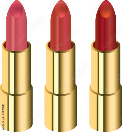 Three different lipstick 
