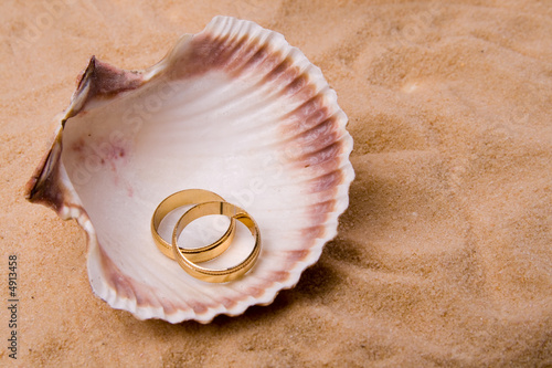 Gold wedding ring